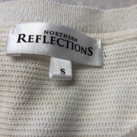 NORTHERN Reflections Ribbed Blue Tones Crew Neck Sweater Small - Picture 3 of 9